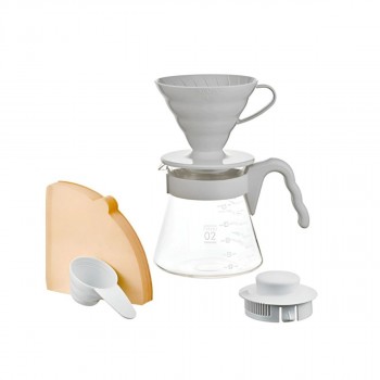 Cafetera Hario Kit V60 Plástico Gris